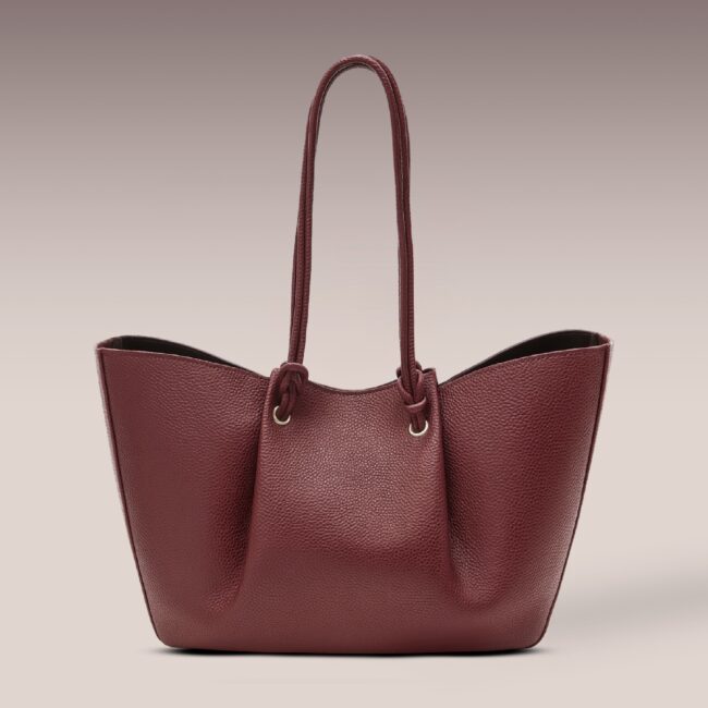 Knot Tote - Maroon